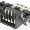 Konektor z řady D-Sub Standard Connectors, úhlový s kolíčky na desku plošných spojů, 9 pin