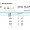 Spojka na lanko izolovaná sériová do průřezu 4-6mm2.