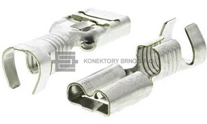 Plochá dutinka z řady FASTIN-FASTON 250 pro vodič AWG11-10