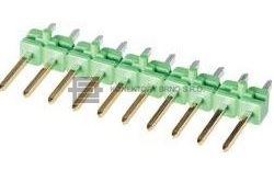 Kolíková lišta z řady MODU II se zámky pro kabelový díl.