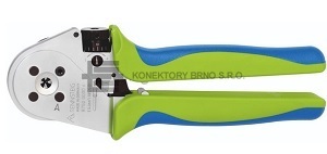 Profesionální kleště 4/8 pro soustružené kontakty s možností nastavení přítlaku.