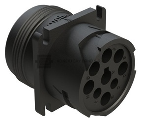 Receptacle with Threaded Rear Flange