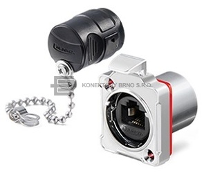Kruhový konektor řady BD-24 s RJ45