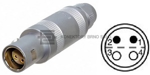 Hybridní konektor Lemo FFA.1S.304.CLAC47