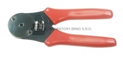 Ekonomické ruční kleště pro lisování soustružených kontaktů.
Jsou určeny pro lisování průřezu 0.14-0.5mm2