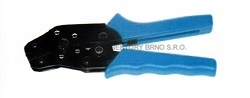 Hobby kleště na oka, spojky a kolíky bez izolace.    
Aretace proti předčasnému uvolnění tlaku a šroub pro nastavení přítlaku.