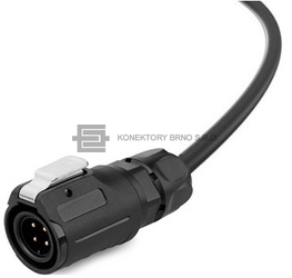 Kruhový konektor CNLINKO řady LP-16/M16. Počet pinů 4
Délka kabelu 1m, jiné délky možné na dotaz.