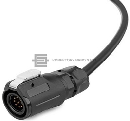 Kruhový konektor CNLINKO řady LP-16/M16. Počet pinů 9
Délka kabelu 1m, jiné délky možné na dotaz.