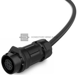 Kruhový konektor CNLINKO řady LP-16/M16. Počet pinů 9
Délka kabelu 1m, jiné délky možné na dotaz.