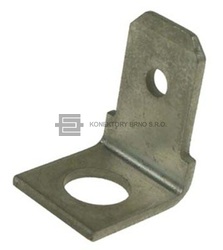 Kolík nýtovací rozměru 6.3x0.8mm s otvorem M4 dle DIN 46244.