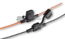 Pojistkové pouzdro pro autopojistky MINI s krytkou.