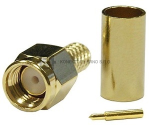 Krimpovací konektor SMA přímý