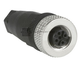 Kruhový konektor se závitem M12 a 4 piny