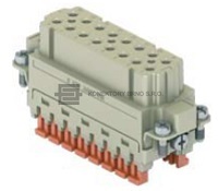 Kontaktní systém velikosti "66.16" s připojením vodiče SQUICH