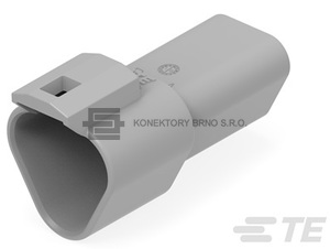 Těsněný řadovový konektor pro automobilový průmysl od výrobce Deutsch.