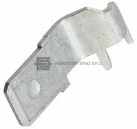 Kolíček z řady Faston 250 do plošného spoje.