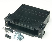Plastový kryt pro konektory D-SUB s přímým vývodem pro 25p 173111-0374
