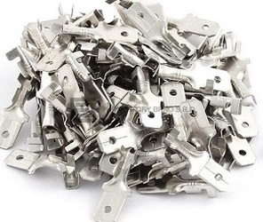 Kolíček z řady faston rozměru 6.3x0.8mm do průřezu 6mm2.